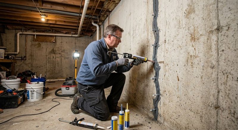 Basement Crack Repair in Watsonville, CA