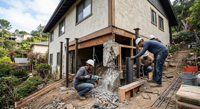 Concrete Foundation Repair in Pacific Grove, CA