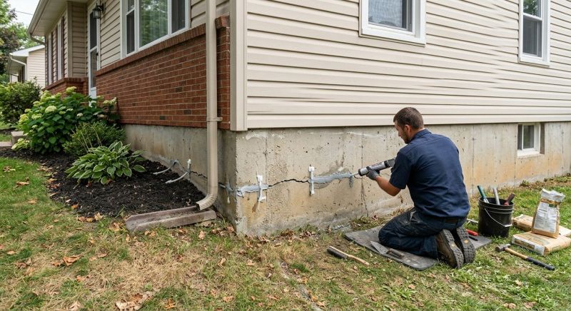 Cracked Foundation Repair in Capitola, CA