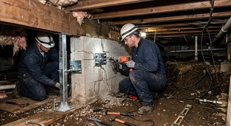 Crawlspace Foundation Repair in Los Gatos, CA