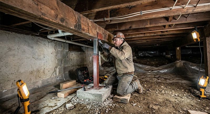 Crawlspace Foundation Repair in Seaside, CA
