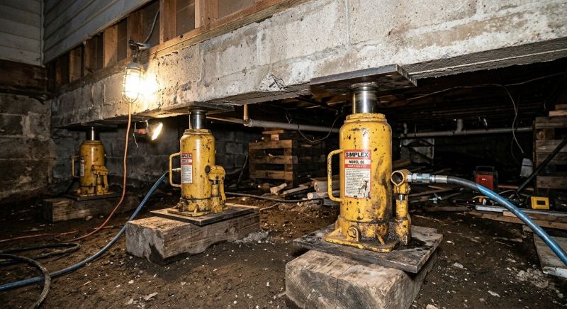 Foundation Jacking in Los Gatos, CA