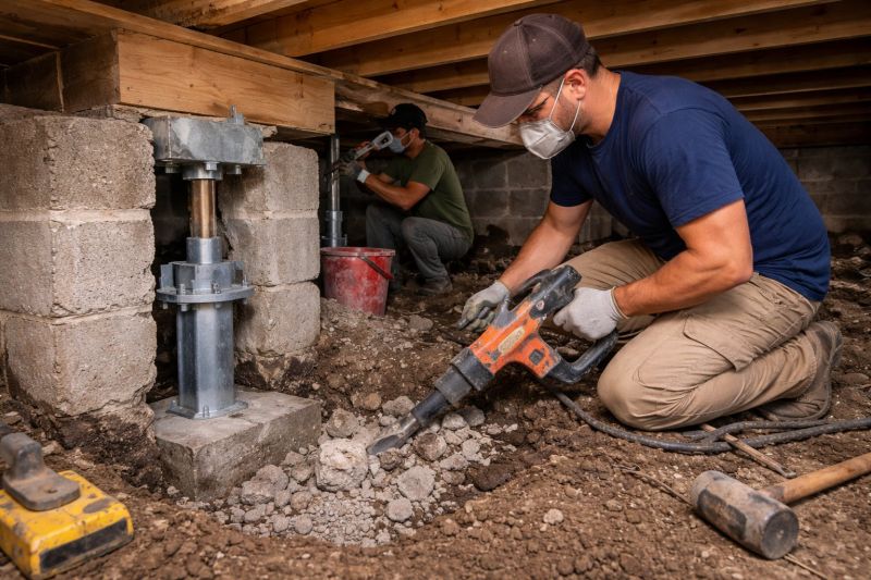 Foundation Pier Repair in Watsonville, CA