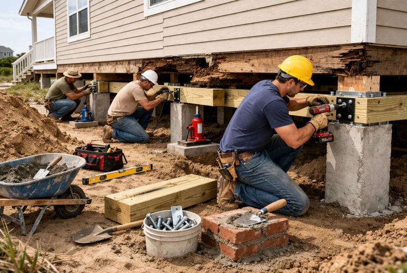 Foundation Raising in Seaside, CA
