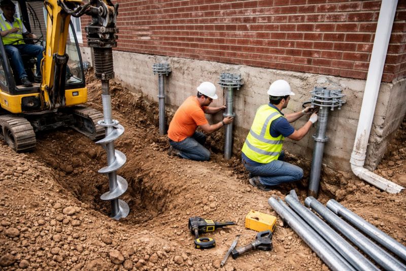 Helical Piers Installation in Watsonville, CA