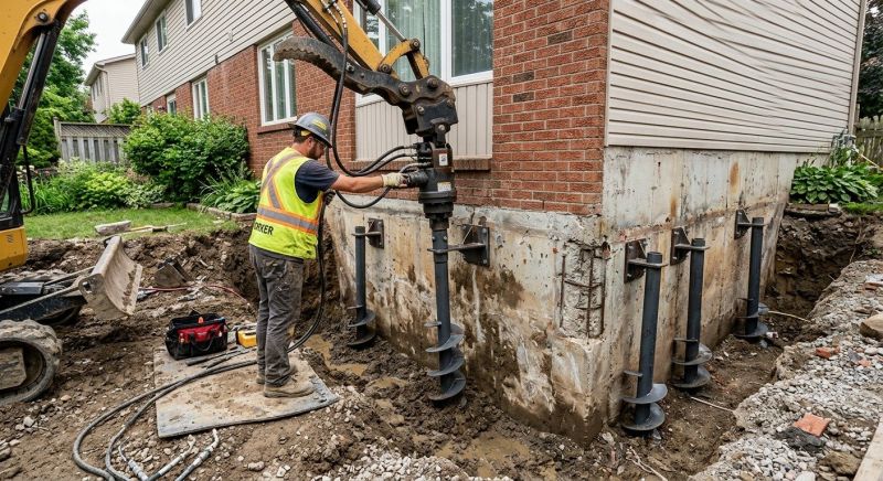 Helical Piers Installation in Watsonville, CA