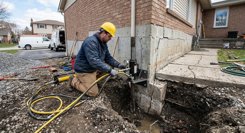 Sinking Foundation Repair in Gilroy, CA